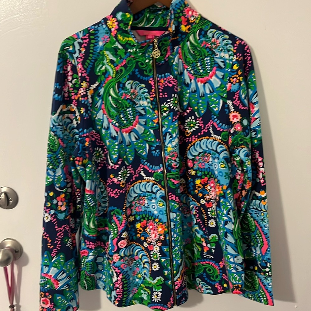 Lilly Pulitzer Zip Up XL